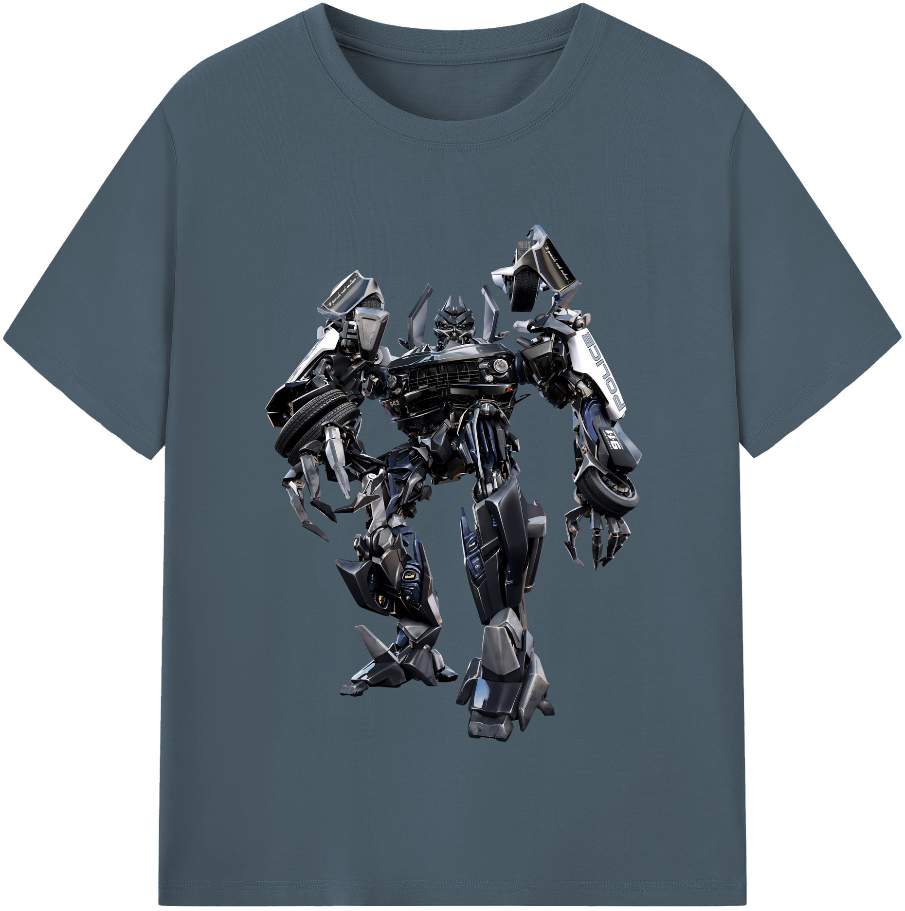 （画像用） Transformers トランスフォーマー 綿100％半袖Tシャツ（フロントプリント）